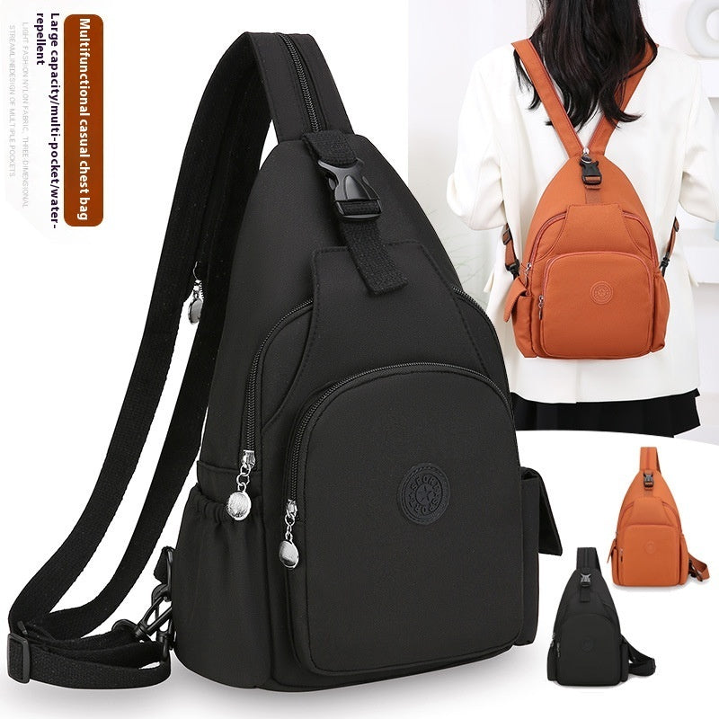 FASHION Rucksack Damen CASUAL Wasserdichte multifunktionale Brusttasche