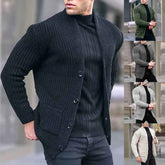 Fashion Casual Slim Fit Sweater in Solid Color for Effortless Style