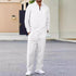 Lapel Long-sleeve Zipper Trousers Casual Suit - Swefashionstore