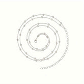 Personalized Fashion Waist Chain Double-layer Simplicity Round Beads Chain