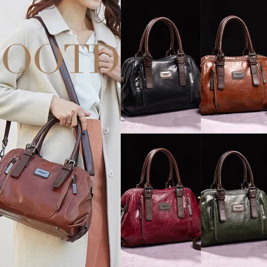 Damen Echte Schultertaschen Handtaschen