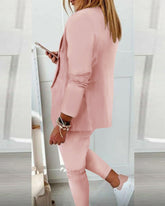 Ladies Fashion OL Suit Trousers Suit - Swefashionstore
