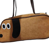 Virtue Pull Sausage Dog Cute Large Capacity Crossbody Shoulder Bag