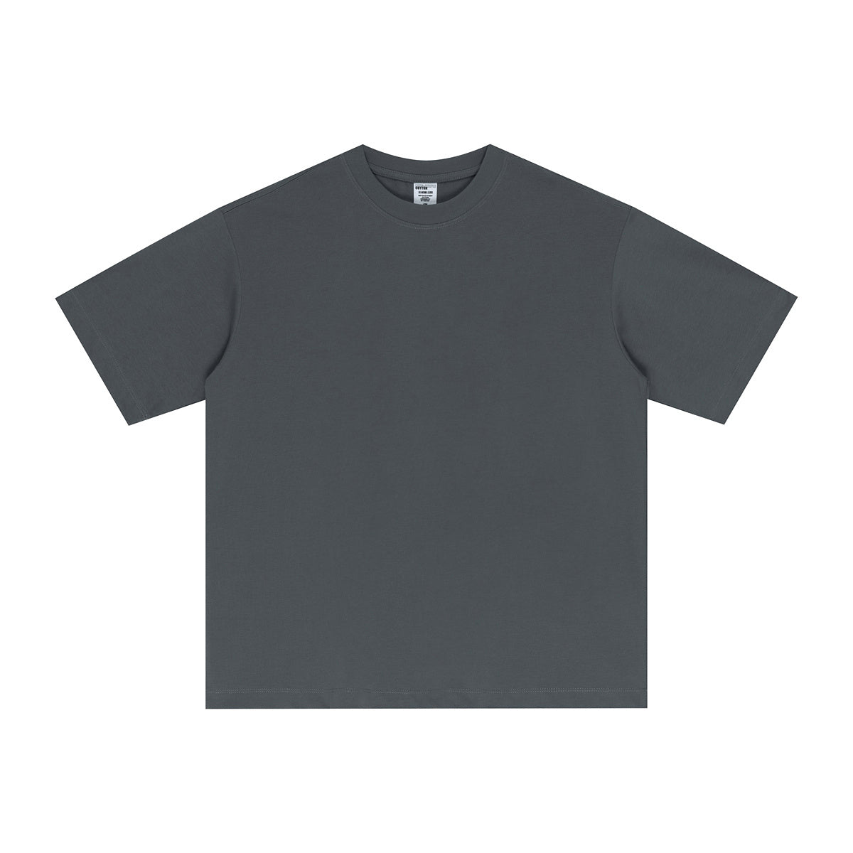 Street Long-staple Cotton Solid Color Short Sleeve