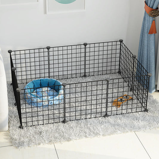 Small Dog Indoor Home 11 Pieces Door Fence