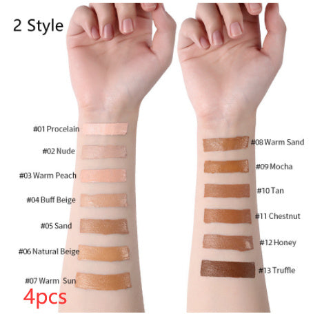 LangManni Makeup Liquid Foundation Oil Control Concealer - Swefashionstore