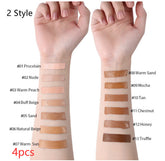LangManni Makeup Liquid Foundation Oil Control Concealer - Swefashionstore