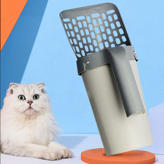 Storage Box Integrated Lazy Cat Litter Shovel Set - Swefashionstore