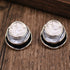 Ins Three-colored Painting Round Earrings Fashion Elegant Versatile Geometric Earrings For Women Jewelry - Swefashionstore