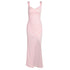 Slim Sleeveless Slit Dress With Back Tie Design - Swefashionstore
