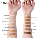 LangManni Makeup Liquid Foundation Oil Control Concealer - Swefashionstore