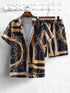 GOLD FASHION Chain 3D Digital Printing Shirt Shorts Suit - Swefashionstore