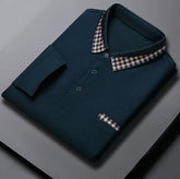 Solid Color Casual Dad Long-t-shirt - Swefashionstore