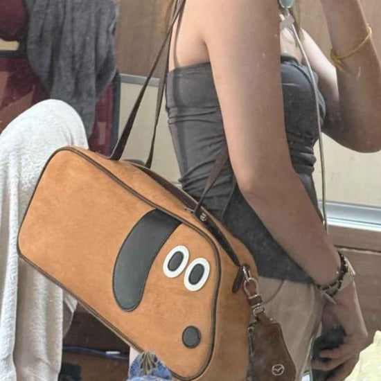 Virtue Pull Sausage Dog Cute Large Capacity Crossbody Shoulder Bag