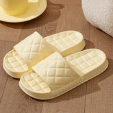 Home Slippers With Plaid Design - Swefashionstore