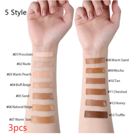 LangManni Makeup Liquid Foundation Oil Control Concealer - Swefashionstore
