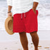 Stripe Print Shorts Summer Fashion Drawstring Sweatpants Casual Clothing For Men - Swefashionstore