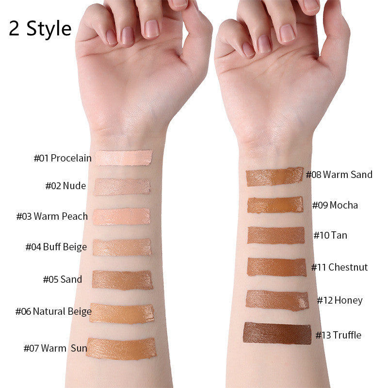 LangManni Makeup Liquid Foundation Oil Control Concealer - Swefashionstore
