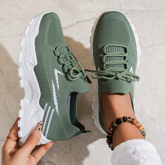 Lässige, stilvolle und leichte Sportschuhe mit weicher Sohle für Damen