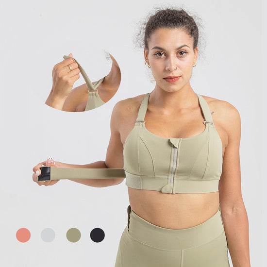 Front Zipper Seamless Push Up Bras For Wome Lingerie Wireless Sleep Underwear Sport Active Women Bra - Swefashionstore