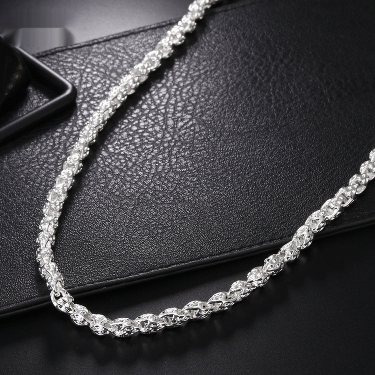 SIMPLE Round Silver Plated DRAGON Head Necklace - Swefashionstore