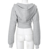 Zipper Hoodie Cardigan Y2K - Swefashionstore