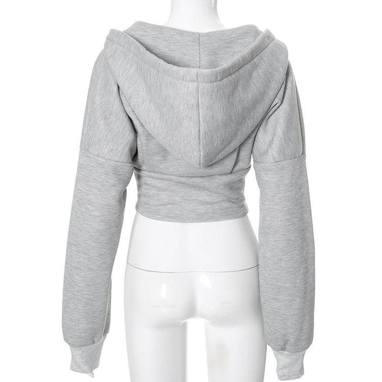 Zipper Hoodie Cardigan Y2K - Swefashionstore