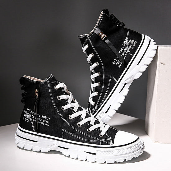 Canvas Breathable Thick Sole Casual Shoes - Swefashionstore