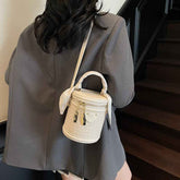 High-grade Stitching Fashion Rhombus Trendy Casual Simple Shoulder Messenger Bag