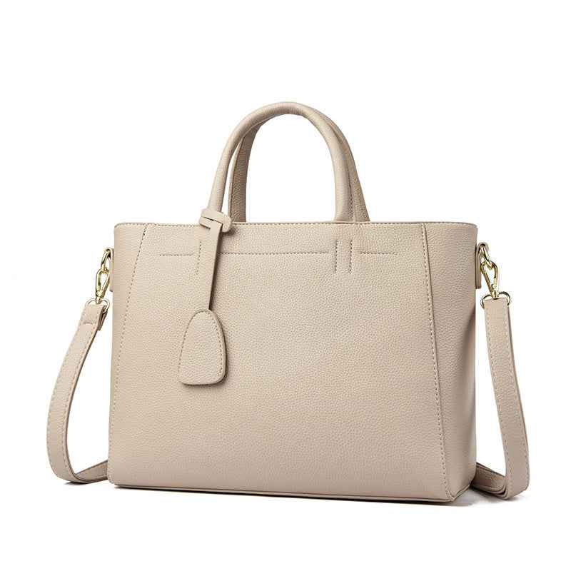 Soft Leather Tote Handbag Women&