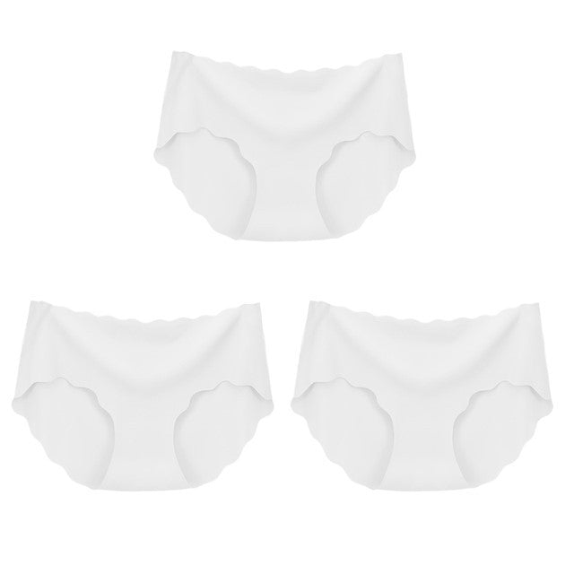 3Pcs Seamless Underwear Silk For Women Panties Lingerie Sexy - Swefashionstore