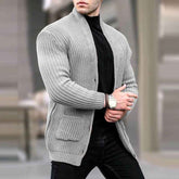 Fashion Casual Slim Fit Sweater in Solid Color for Effortless Style