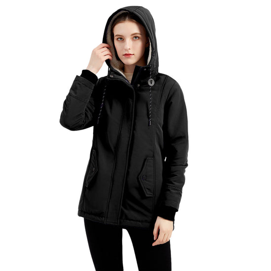 Warm Coat Thickened Plus Velvet Cotton-padded Coat - Swefashionstore