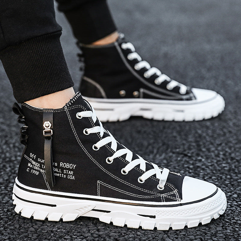 Canvas Breathable Thick Sole Casual Shoes - Swefashionstore