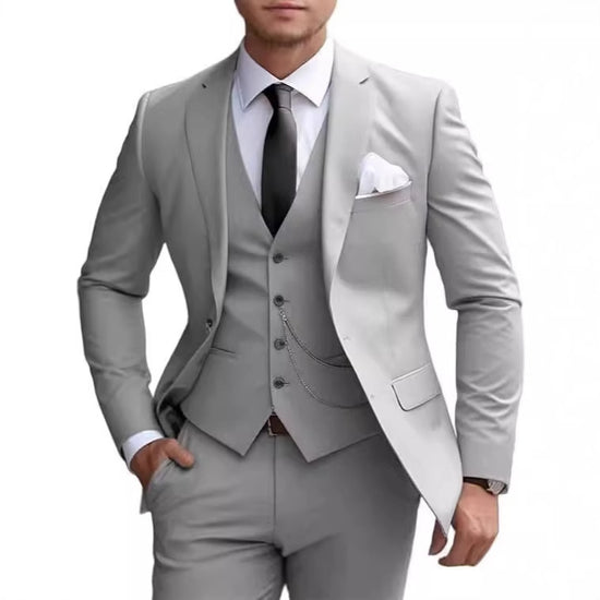 Suit Slim Fit Business Suit Banquet Temperament Formal Dress For Men - Swefashionstore