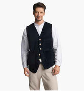 Corduroy Jacket Winter Solid Color Casual Blazer Fashion Warm Men Coat