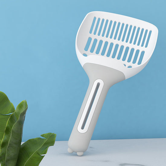 Kattsandsskyffel med rullstjärtverktyg - Stort långt handtag och porfunktioner