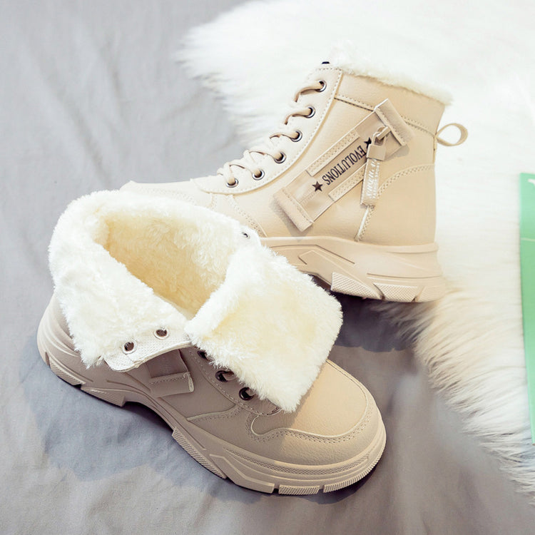 Evolutions Fleece-lined Warm Snow Boots Women - Swefashionstore