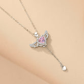 Necklace With Crystal Clavicle Chain - Swefashionstore