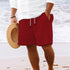 Stripe Print Shorts Summer Fashion Drawstring Sweatpants Casual Clothing For Men - Swefashionstore