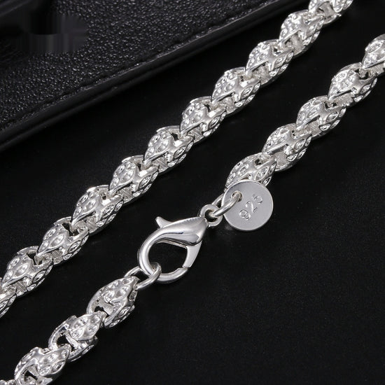 SIMPLE Round Silver Plated DRAGON Head Necklace - Swefashionstore