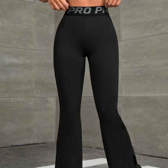 High Waist Flared Hip Raise Slimming Belly Contracting Wide Leg Pants