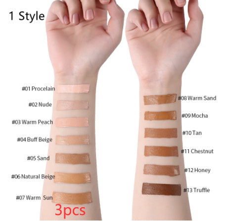 LangManni Makeup Liquid Foundation Oil Control Concealer - Swefashionstore