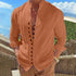 Retro Button Design Long-sleeved Shirt - Swefashionstore