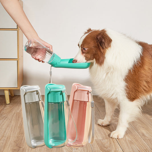 Wasserbecher für Haustiere, Outdoor-Wasserflasche, 550 ml 