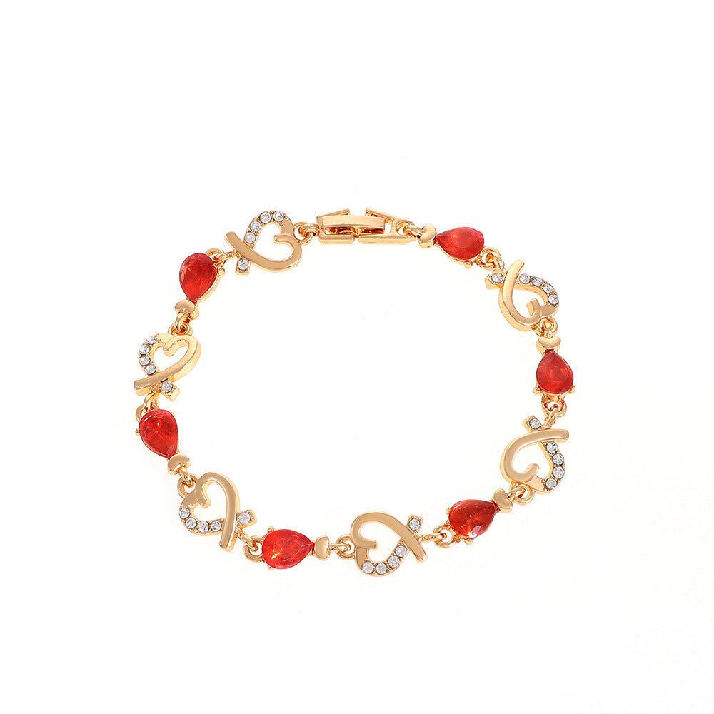 Love Bracelet With Rhinestones