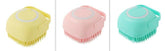 Silicone Dog Bath Massage Gloves Brush Pet Cat Bathroom Cleaning Tool Comb Brush For Dog Can Pour Shampoo Dog Grooming Supplies - Swefashionstore