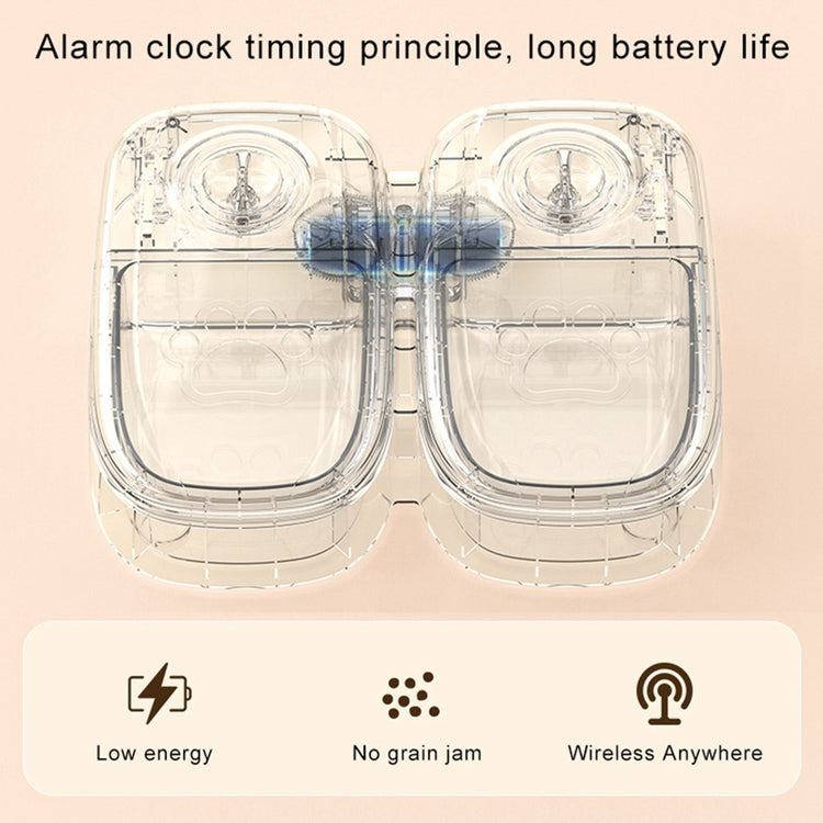 Automatic Pet Feeder Smart Food Dispenser For Cats Dogs Timer Stainless Steel Bowl Auto Dog Cat Pet Feeding Pets Supplies - Swefashionstore