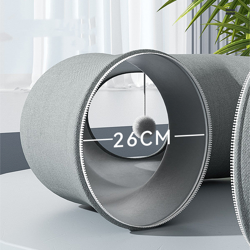 Cat Donut Tunnel Crawl Shelter Foldable
